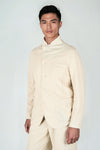 Herringbone Star-Collar Blazer