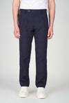 Prince of Wales Patterned Seersucker Trousers