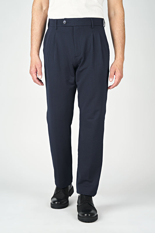 Stretch Seersucker Trousers