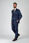 Two-Piece Suit in Super 110’S Stretch Wool