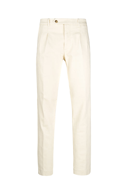Twill Mélange Flecked Trousers
