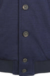 Padded wool-cotton bomber jacket