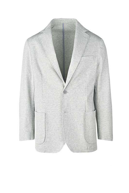 Jersey Melange Singlebreasted Unlined Blazer