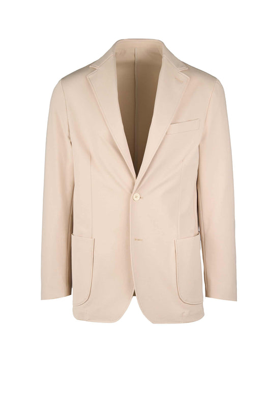 Unstructured Unlined Cotton Stretch Jacket