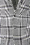 Unlined Single-Breasted Prince of Wales check Blazer