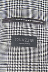 Unlined Single-Breasted Prince of Wales check Blazer