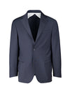Single-Breasted Wool-Blend Bi-Stretch Blazer