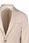 Single-Breasted Wool-Blend Bi-Stretch Blazer