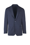 Single-Breasted Stretch Seersucker Blazer