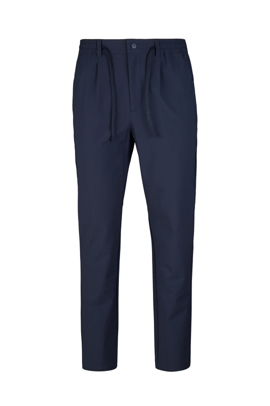 Tech Drawstring Trousers in Stretch Nylon
