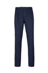 Herringbone Linen and Cotton Trousers