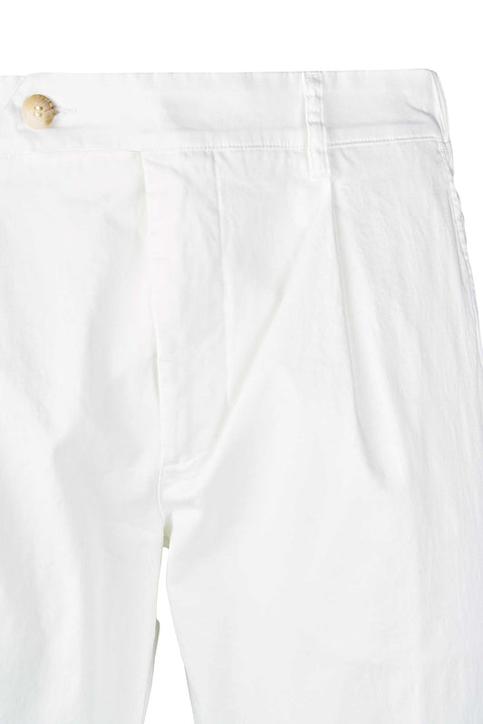 Classic Pleated Chino Trousers