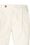 Twill Pleated Trousers - Washed Effect
