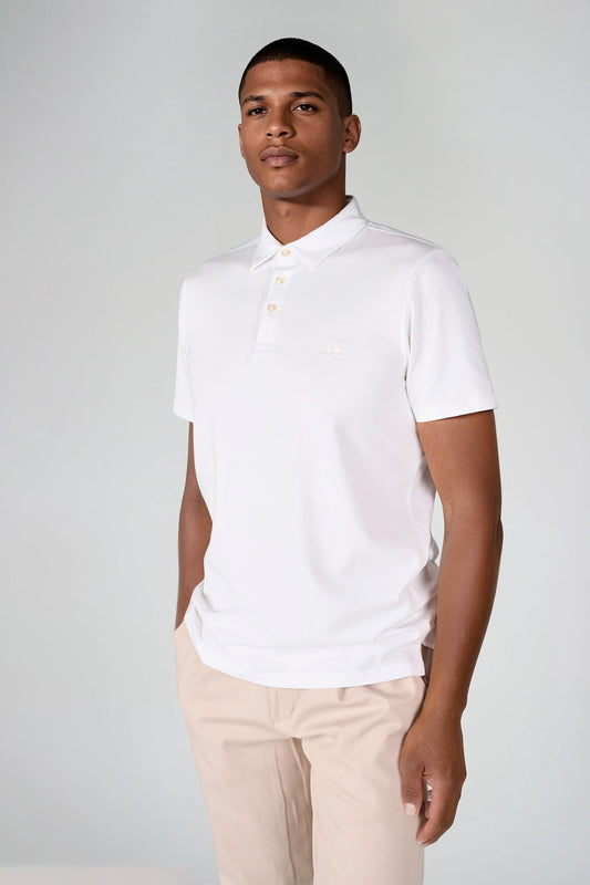 Mercerized Cotton Jersey Polo