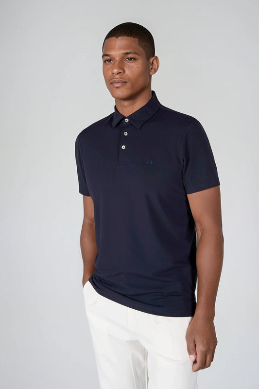 Mercerized Cotton Jersey Polo