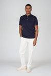 Mercerized Cotton Jersey Polo