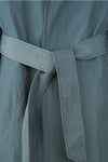 Oversized Belted Long Overcoat