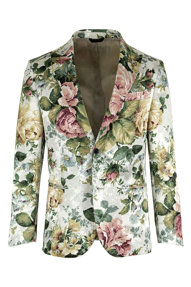 Floral Brocade Jacket – MONTEZEMOLO