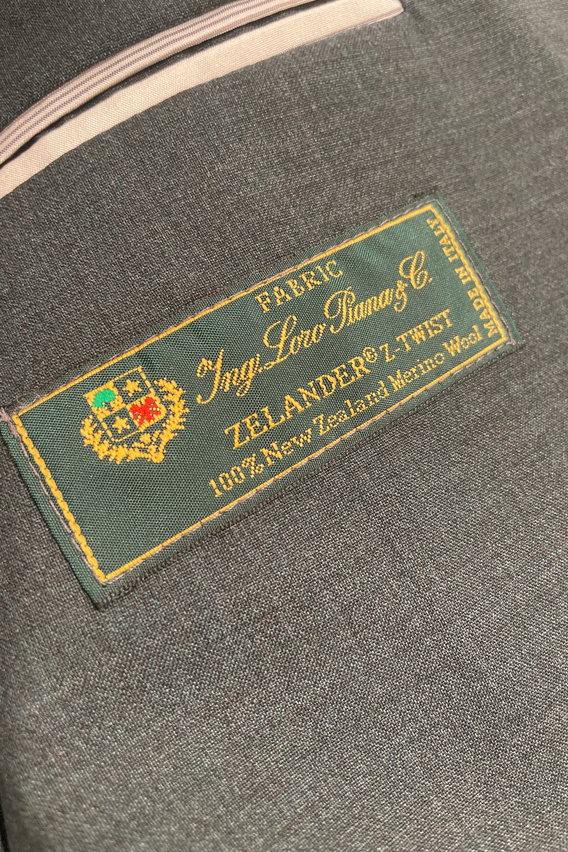 Super 150's merino wool suit - Loro Piana® fabrics - MONTEZEMOLO