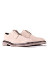 Suede Derby Shoes with Crepe Sole