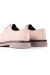 Suede Derby Shoes with Crepe Sole