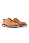 Suede Derby Shoes with Crepe Sole