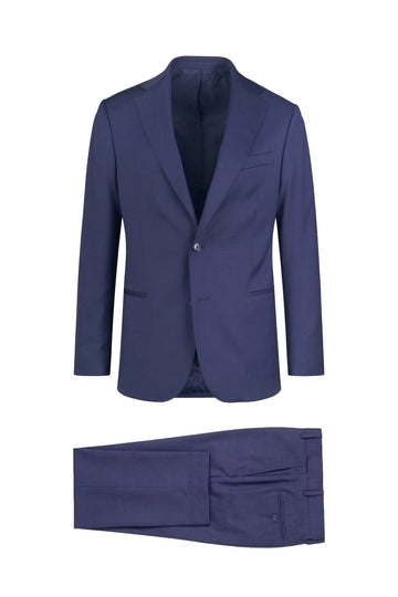 Single-breasted suit in stretch tropical wool - MONTEZEMOLO