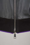 ACF FIORENTINA Official Leather Bomber Jacket 2023/24