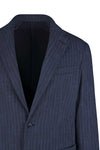 Pinstripe jersey blazer