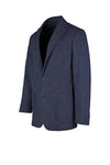 Pinstripe jersey blazer