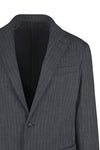 Pinstripe jersey blazer
