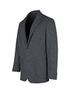 Pinstripe jersey blazer