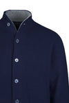 Cardigan-style knitted jacket in pure cashmere