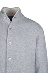 Cardigan-style knitted jacket in pure cashmere