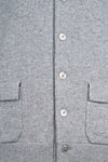 Cardigan-style knitted jacket in pure cashmere