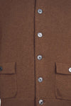 Cardigan-style knitted jacket in pure cashmere