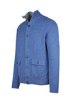 Cardigan-style knitted jacket in pure cashmere