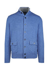 Cardigan-style knitted jacket in pure cashmere