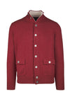 Cardigan-style knitted jacket in pure cashmere