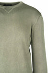 Cotton Army-Collar Sweater