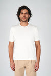 Pure crepe cotton T-shirt