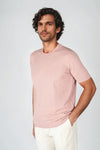 Pure crepe cotton T-shirt