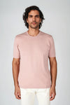 Pure crepe cotton T-shirt