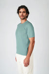 Pure crepe cotton T-shirt