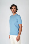 Pure crepe cotton T-shirt