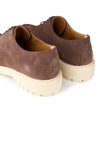 Suede Lace-Up Derby Shoes