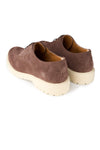 Suede Lace-Up Derby Shoes