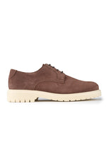 Suede Lace-Up Derby Shoes
