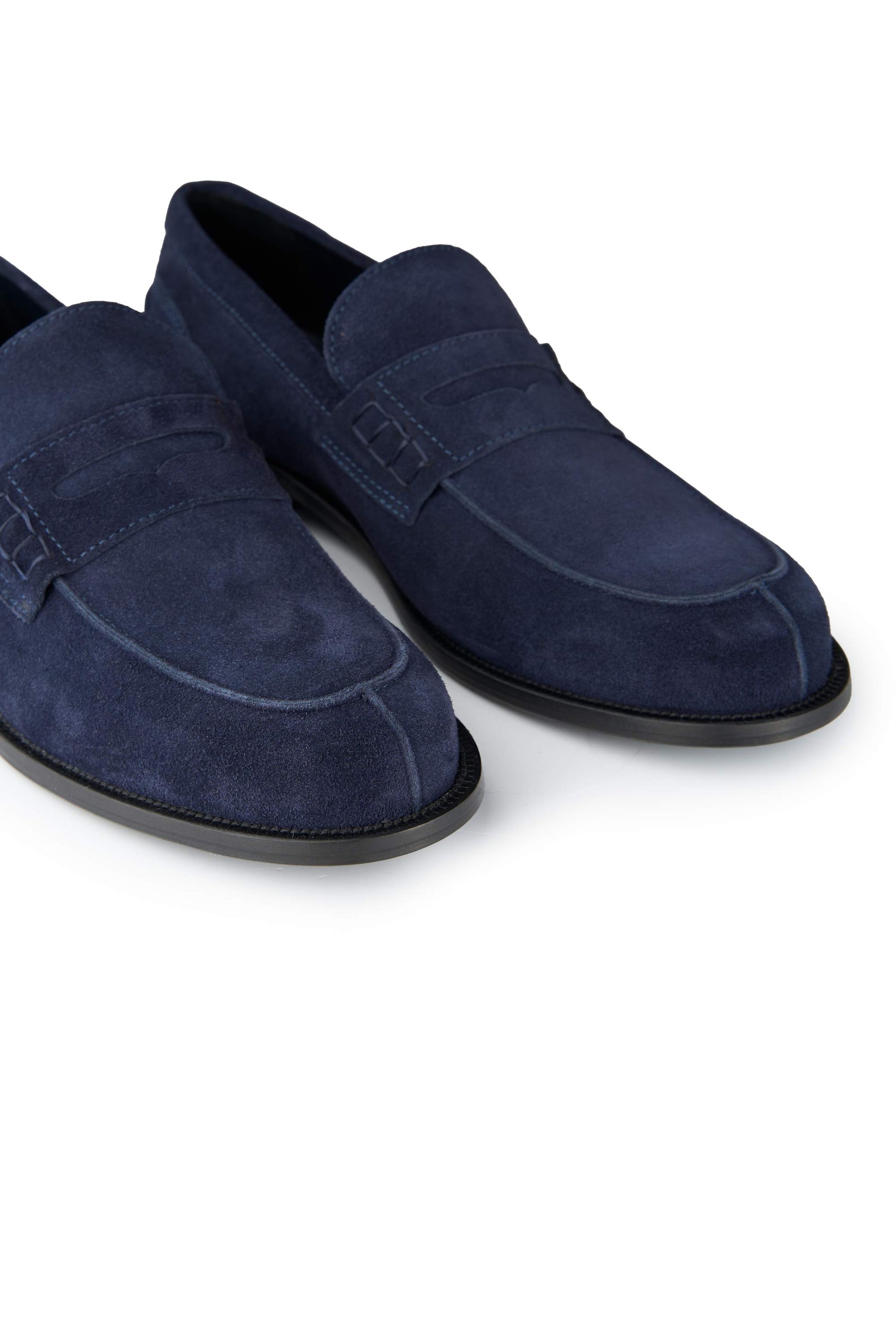 Suede penny loafers - MONTEZEMOLO