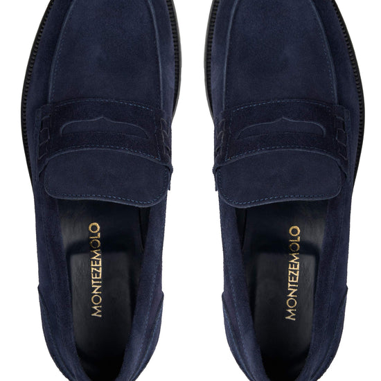 Suede penny loafers - MONTEZEMOLO